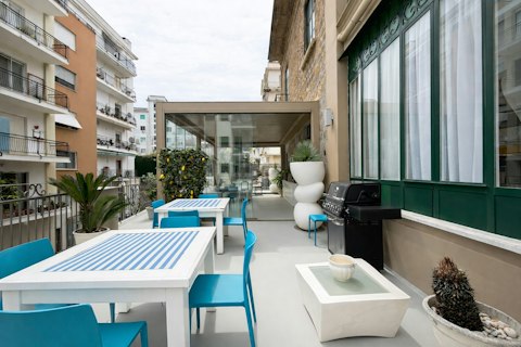 Fire up the barbecue on the generous terrace