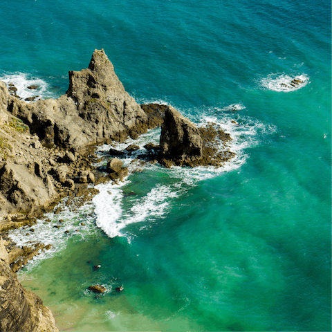 Spend the day at Praia da Luz, a sandy beach just six minutes away on foot