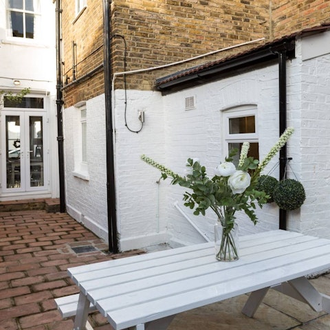 Make the most of the sun on the private terrace