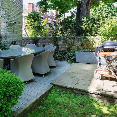 Entertain your family and friends in the privacy of the garden