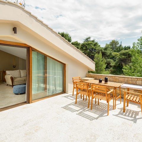 Relax by the upper lounge and terrace after a day of exploring