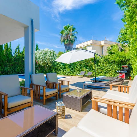 Gather for a barbeque, and get the cocktails at the ready