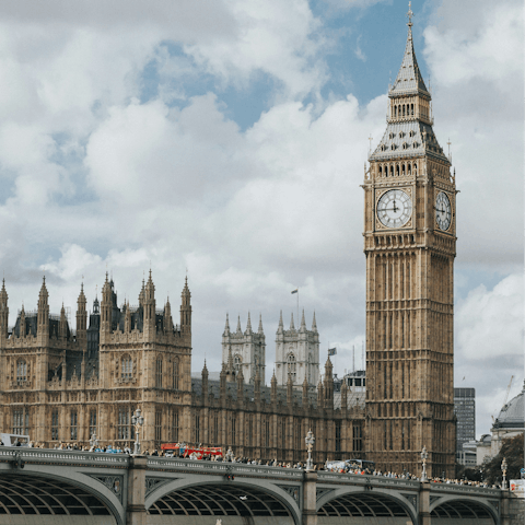 Enjoy sightseeing across central London – a short train ride away