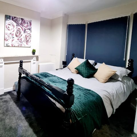 Fall into one of the cosy double beds at the end of long days in the city