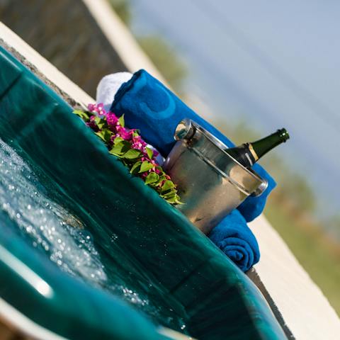 Pop open the champagne and enjoy the bubbles