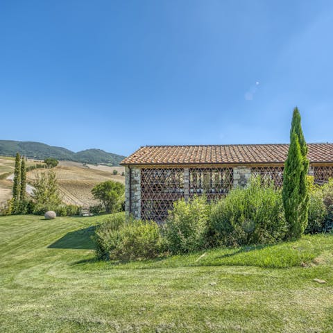 Play games and sweat it out in the sauna within a converted barn