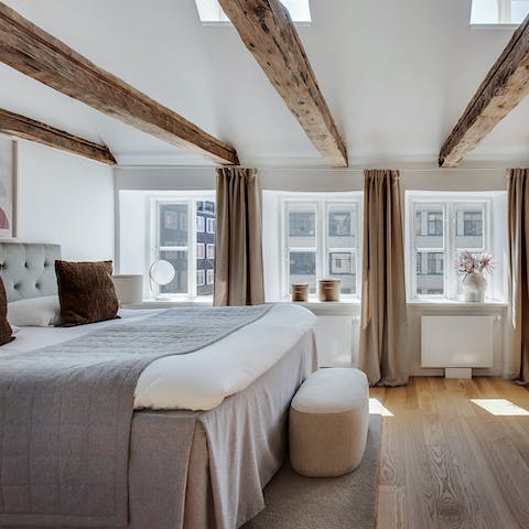 Admire the historic features of this 18th-century building