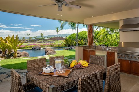 Gather on the lanai to share breakfast and barbecues