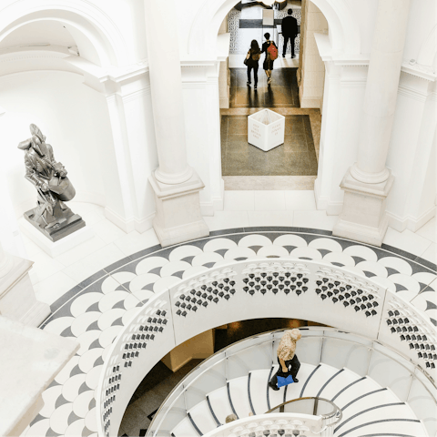 Get artsy with a visit to the nearby Tate Britain