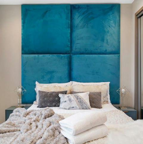 Wake up feeling well-rested in the comfortable bedroom