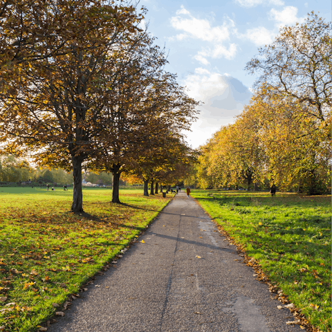 Stroll down the street to Hyde Park