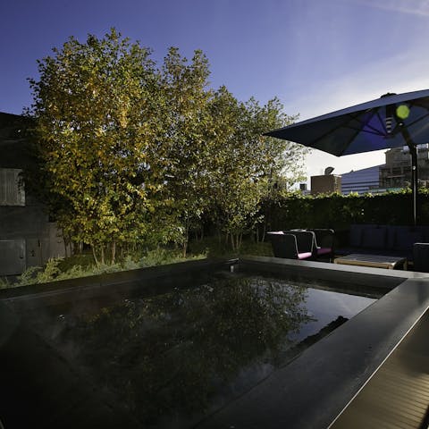 Take a dip in your plunge pool