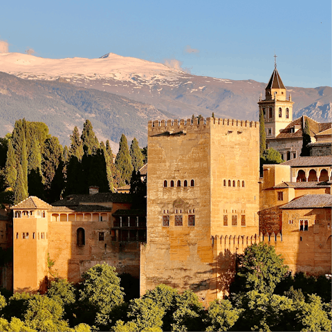 Explore the spectacular city of Granada – less than an hour's drive away
