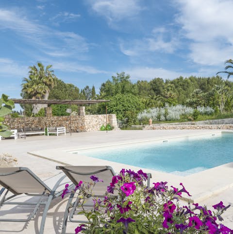 Unwind by the gorgeous swimming pool