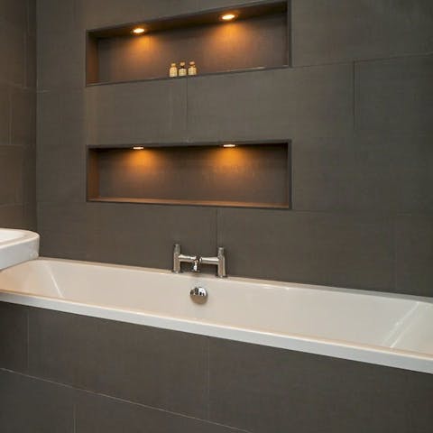 Unwind with a relaxing bubble bath