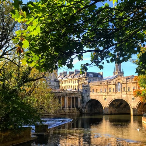 Stay in the heart of Bath, close to its historic centre