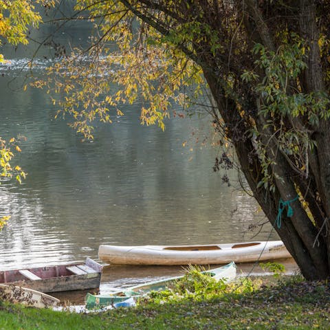 Paddle along the Dordogne
