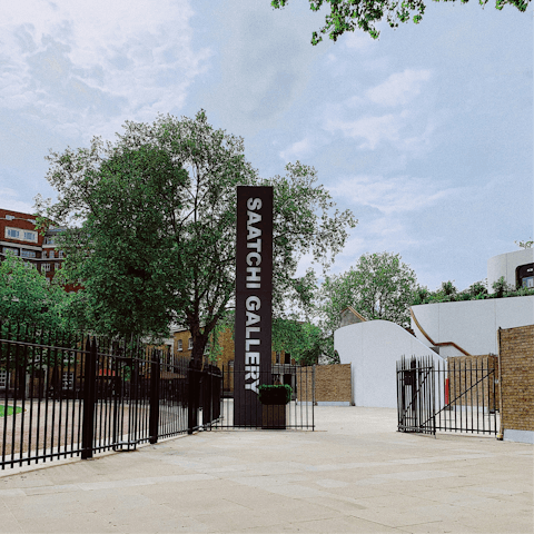 Take a short stroll over to Saatchi Gallery for an exhibition