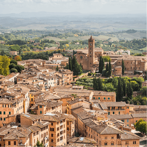 Explore the small medieval town of Loro Ciuffenna, 1 kilometre away