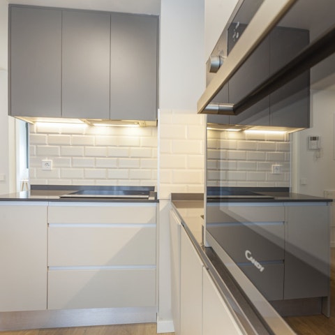 Rustle up tapas for dinner in the cosy kitchen