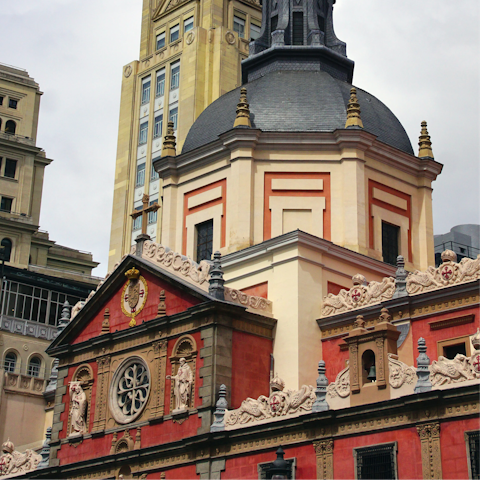Drink in the beautiful architecture as you stroll along Alcalá Street