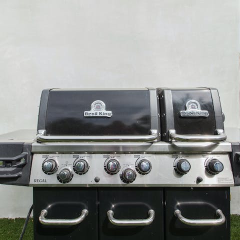 Heat up the grill for a an afternoon barbecue in the garden