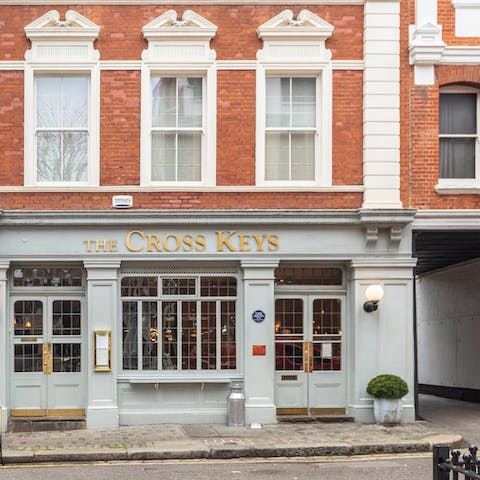 Meet the locals (and maybe a few royals) at the neighbouring pub