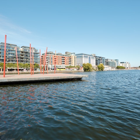 Explore your Docklands neighbourhood – The Irish Emigration Museum is a fifteen-minute walk away