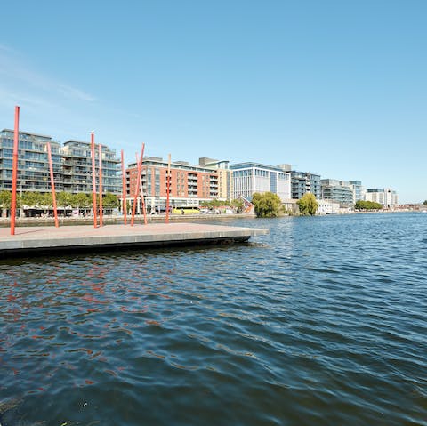 Explore your Docklands neighbourhood – The Irish Emigration Museum is a fifteen-minute walk away