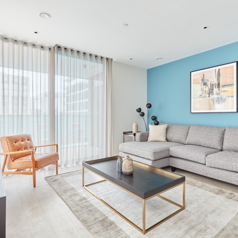 Step out of your living room and onto your private balcony