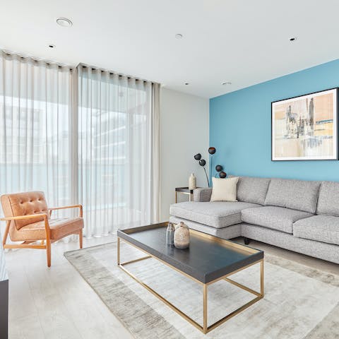 Step out of your living room and onto your private balcony