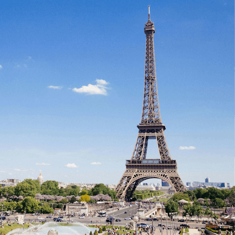 Embrace the magic of Paris from the Eiffel Tower