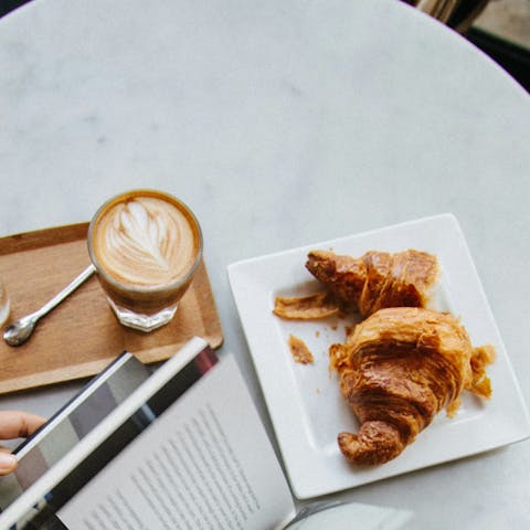 Begin the day with a coffee in the neighbourhood