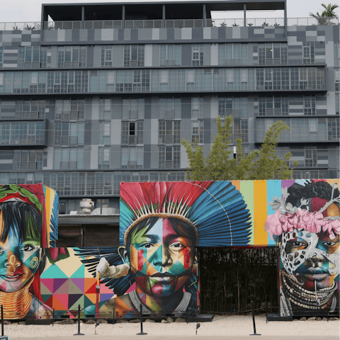 Check out the street art in the Wynwood Art District