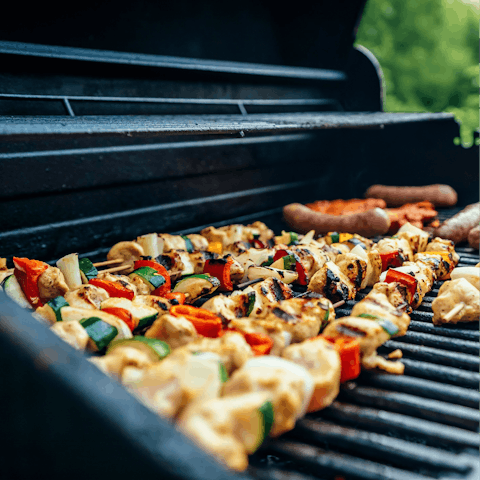 Dine alfresco on mouth-watering dishes straight from the barbecue