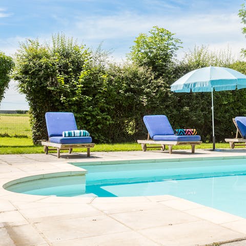 Cool down with a dip in the pool