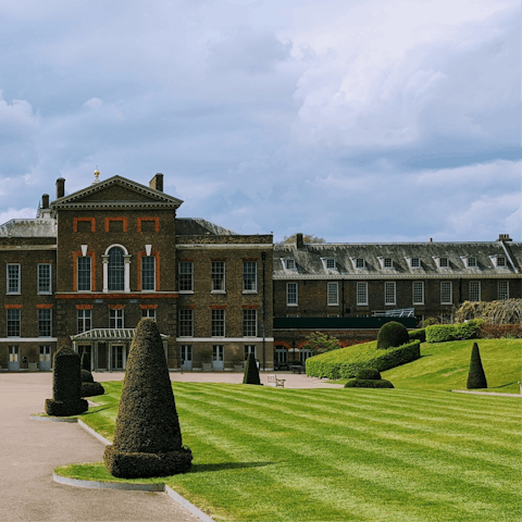 Take a breather in Kensington Gardens, a short walk away