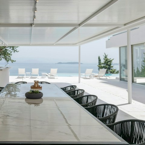 Enjoy alfresco living with plenty of outdoor dining and living space