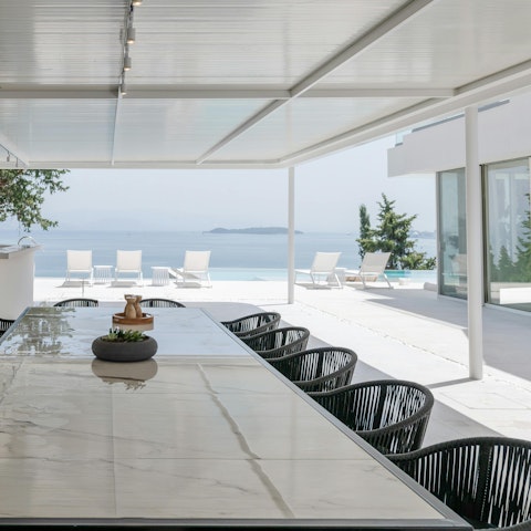 Enjoy alfresco living with plenty of outdoor dining and living space