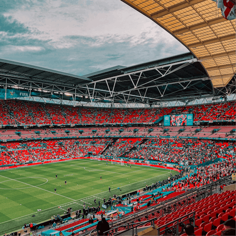 Head to nearby Wembley Stadium for sports and concerts