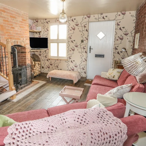 Cosy up in front f the log burner when the Norfolk weather turns cold