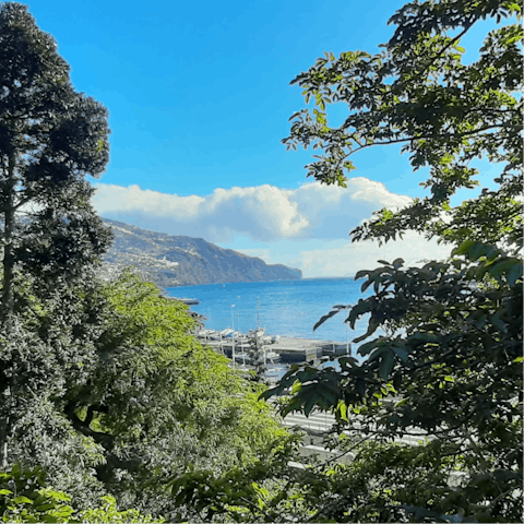 Take a stroll along the waterfront and up into the hills