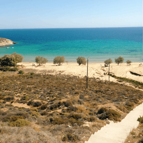 Drive minutes away to spend the day on Torre Santa Sabina