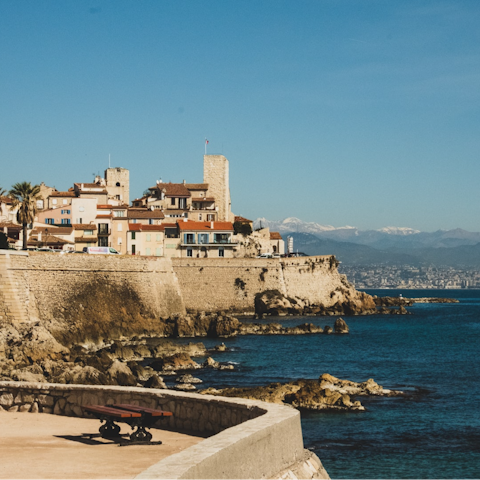 Walk a few minutes to the coast to admire the view