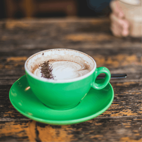 Enjoy your morning coffee break in the neighbourhood