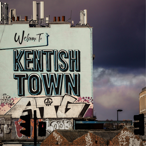 Base yourself in vibrant Kentish Town, a short walk from the Tube