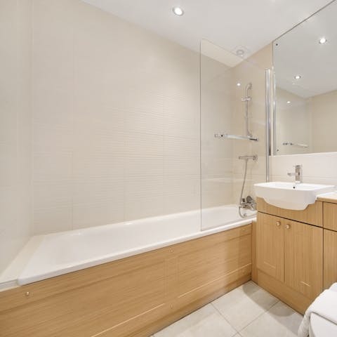Run yourself a steamy bath and treat yourself to an uninterrupted session