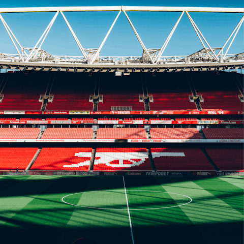 Watch a match at nearby Emirates Stadium