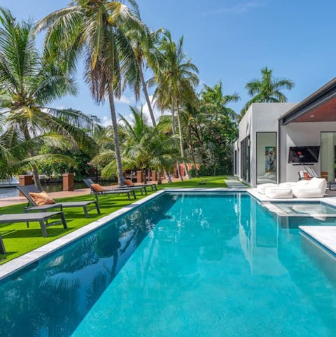 Make glamourous poolside lazing the only plan for the day