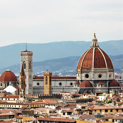 Take a scenic drive to nearby Florence, less than an hour away